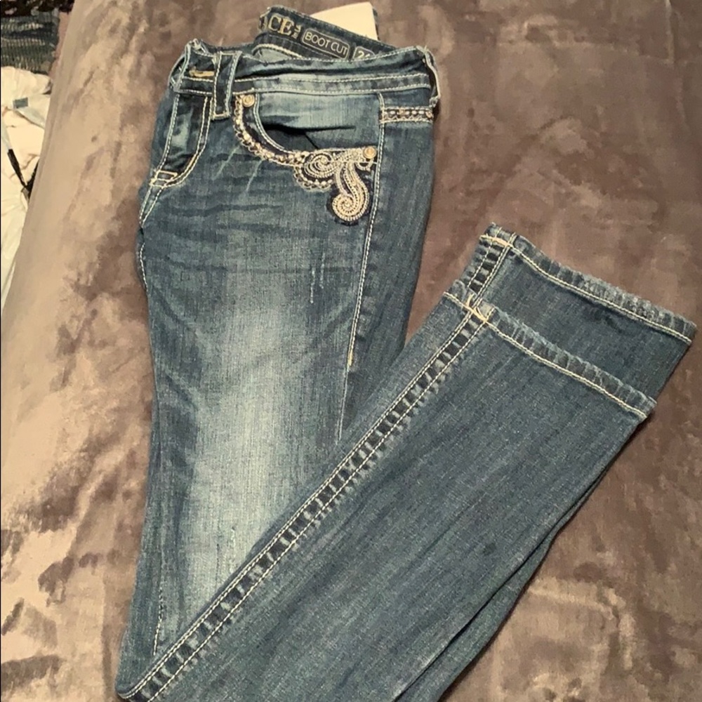 Beaded Jeans